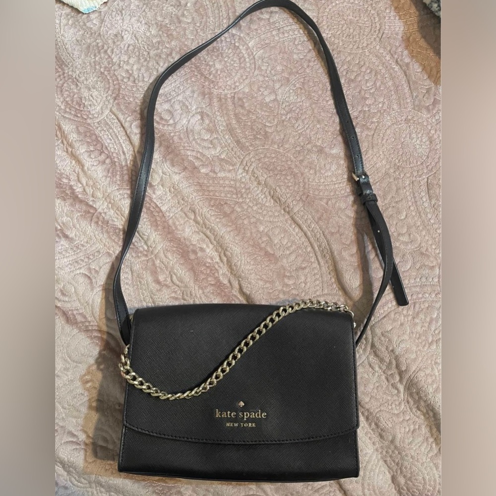 Kate Spade Carson convertible crossbody purse black with wallet